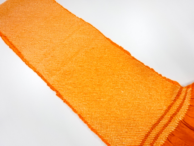 正絹　振袖用　絞り　帯揚げ